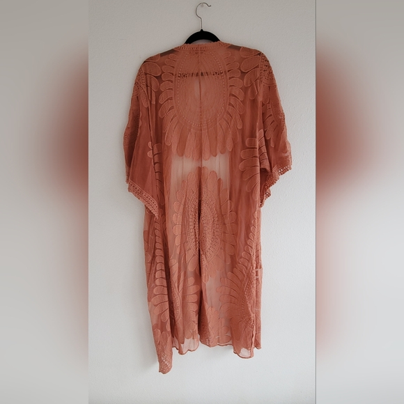 Rust Lace Layer Top - Picture 2 of 4